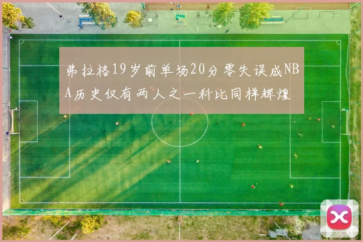 弗拉格19岁前单场20分零失误成NBA历史仅有两人之一科比同样辉煌